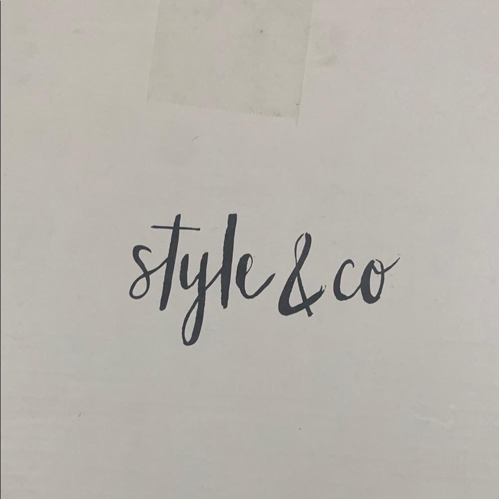 Style & Co Chic STYLE & CO BLACK-ESPADRILLES Size 7 Medium